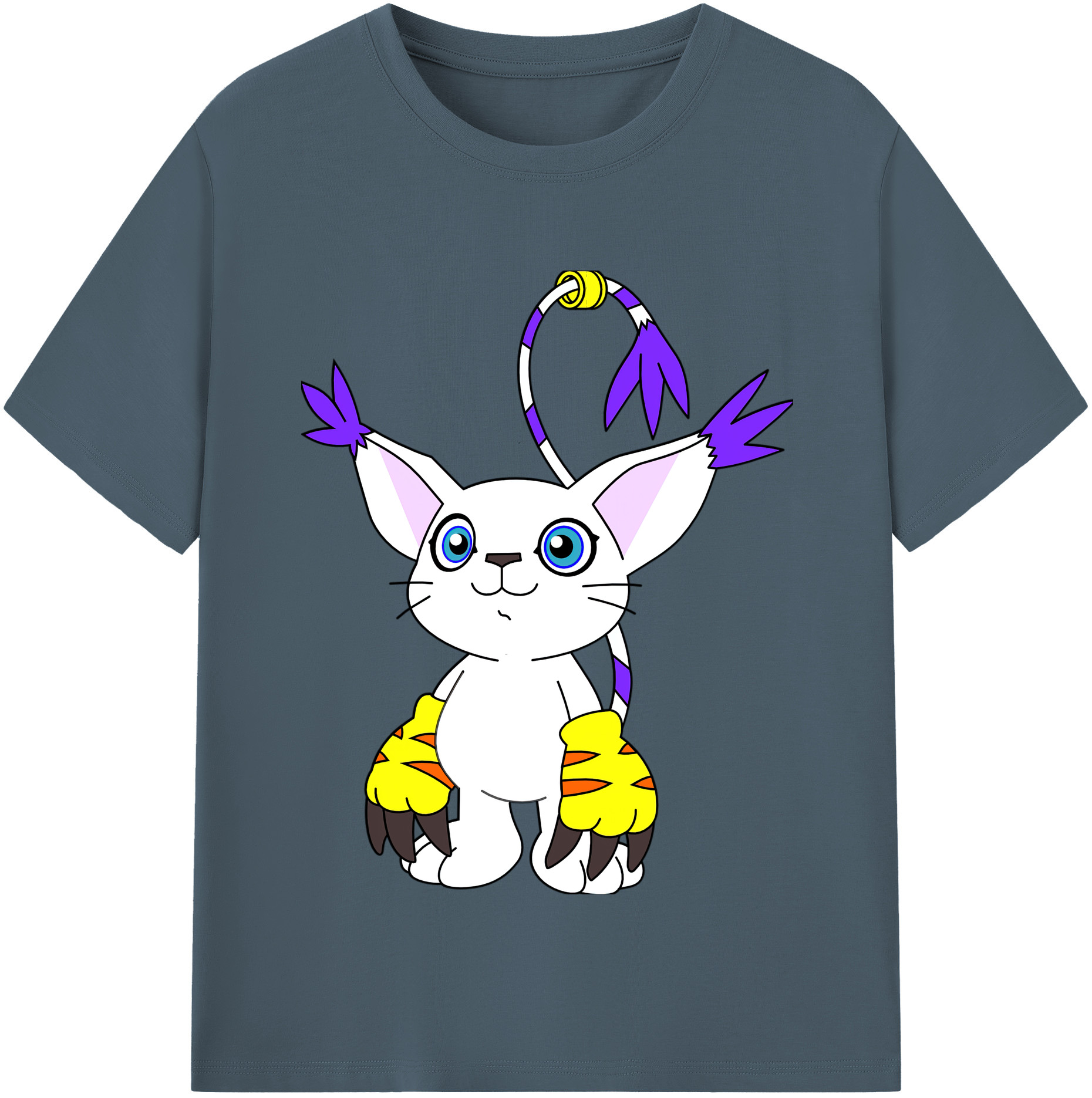 （画像用） Digimon デジタルモンスター/デジモン 綿100％半袖Tシャツ（フロントプリント）